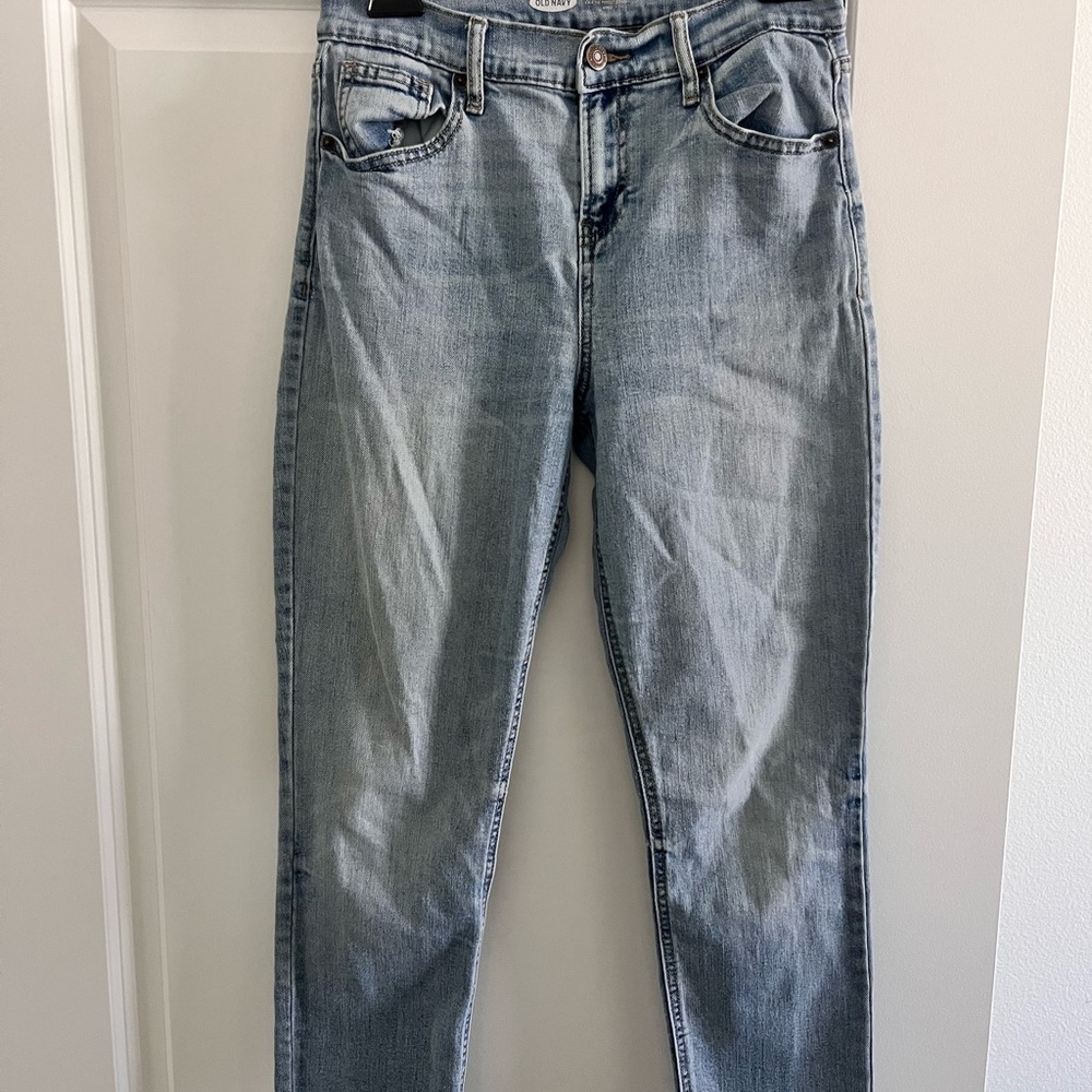 Old Navy Light Blue Straight Leg Jeans
